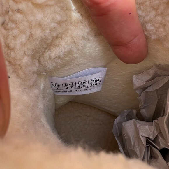 Cougar Waterproof Lace Up Winter Boot Women 7 Medium Carlisle Red Plaid - Picture 11 of 13